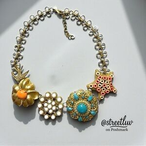 Stella & Dot Bird of Paradise Statement Necklace